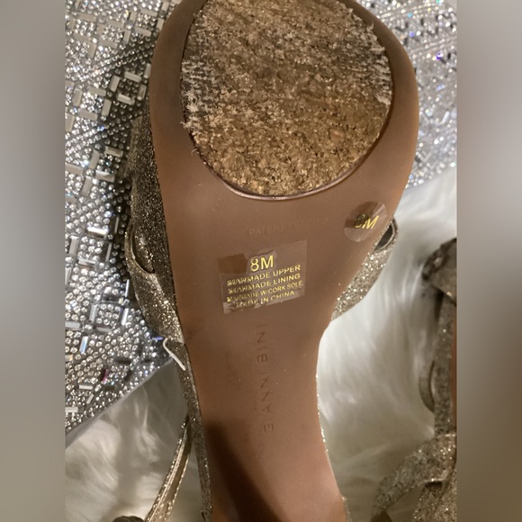 Gianni Bini gold heels size 8 - Picture 7 of 8